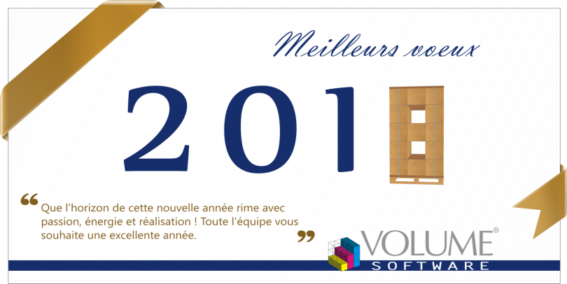 Volume Software carte vœux 2018