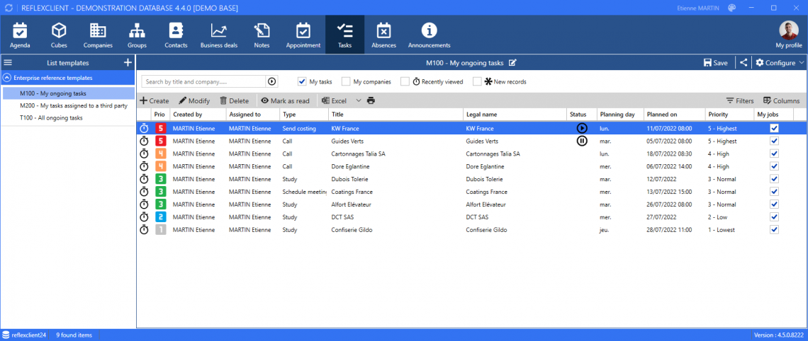 ReflexClient CRM - Volume Software